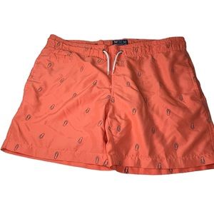 Charleston threads men’s flip flop pattern swim trunks Medium BoxAV